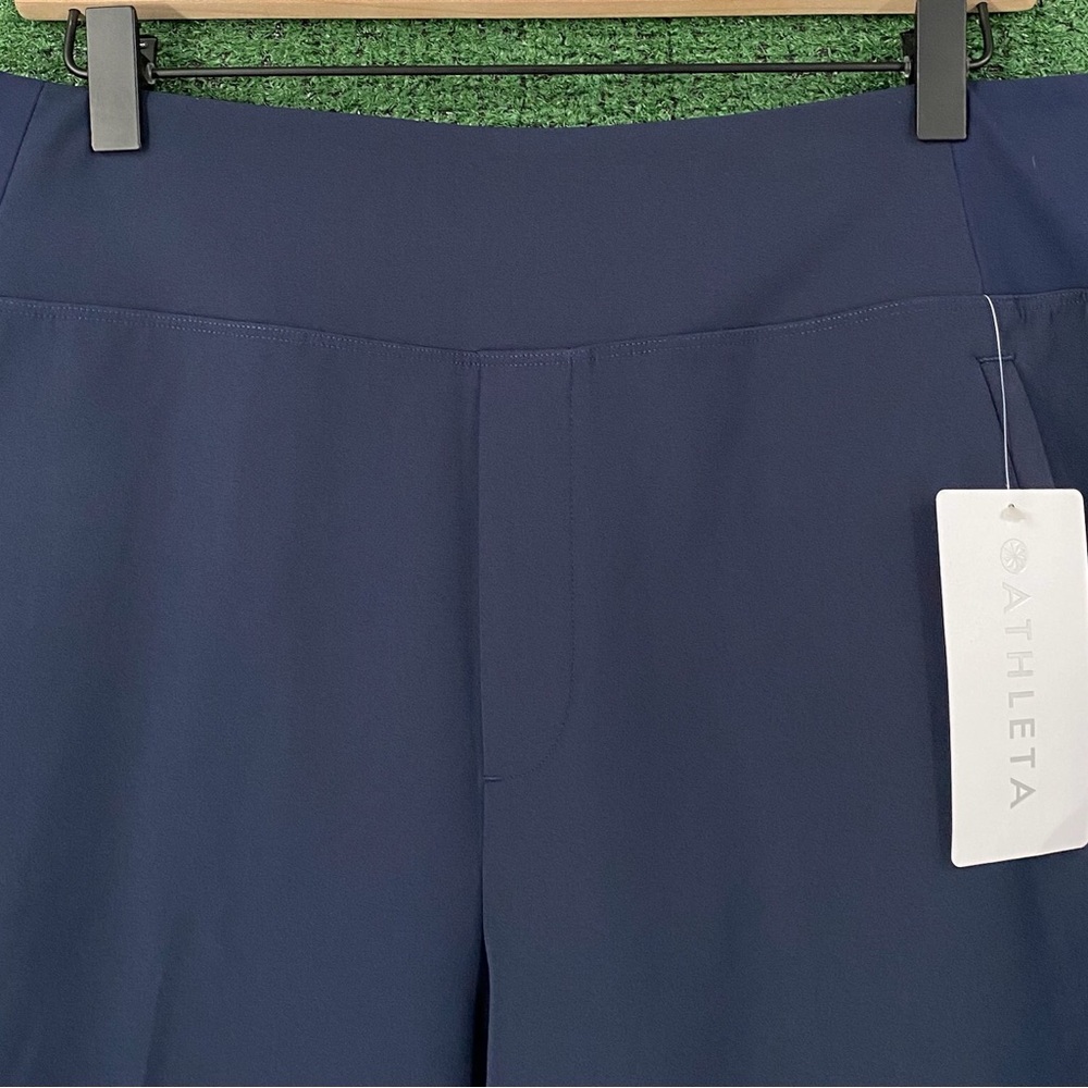 New Athleta Endless High Rise Navy Pants Women’s Size 10 - Picture 2 of 7